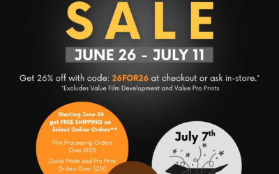 Celebrate Our 26th with 26% OFF!